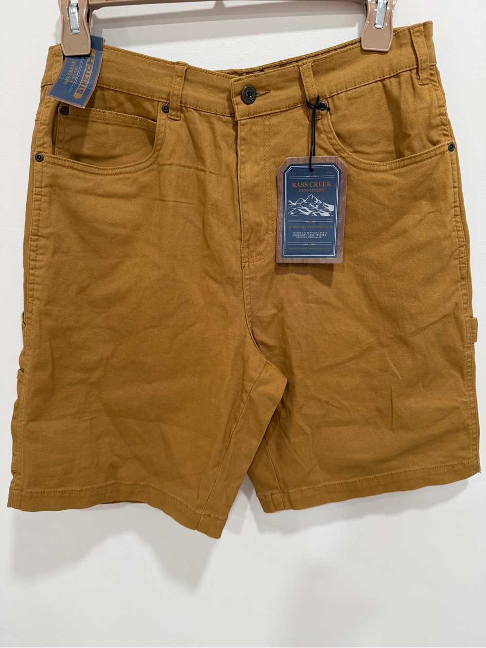 Men’s Cargo Shorts in Caramel Tan